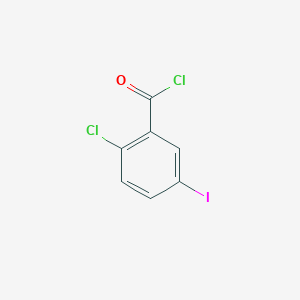 molecular formula C7H3Cl2IO B2812660 2-氯-5-碘苯甲酰氯 CAS No. 281652-58-2
