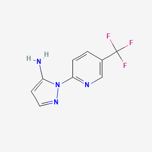 1-[5-(trifluoromethyl)pyridin-2-yl]-1H-pyrazol-5-amine