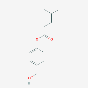 [4-(Hydroxymethyl)phenyl] 4-methylpentanoate