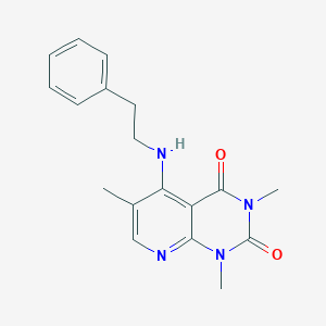 1,3,6-trimethyl-5-(phenethylamino)pyrido[2,3-d]pyrimidine-2,4(1H,3H)-dione