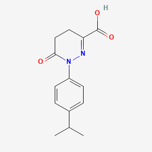 6-Oxo-1-[4-(propan-2-yl)phenyl]-1,4,5,6-tetrahydropyridazine-3-carboxylic acid