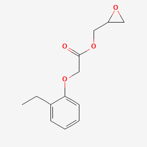 molecular formula C13H16O4 B2812817 环氧-2-甲基乙基 2-(2-乙基苯氧基)乙酸酯 CAS No. 851176-66-4