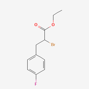 molecular formula C11H12BrFO2 B2812840 2-溴-3-(4-氟苯基)丙酸乙酯 CAS No. 448216-77-1