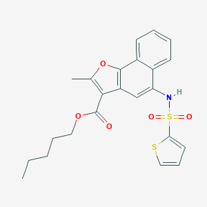 Pentyl 2-methyl-5-[(2-thienylsulfonyl)amino]naphtho[1,2-b]furan-3-carboxylate