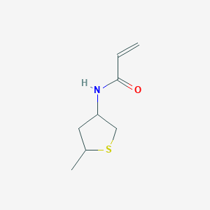 molecular formula C8H13NOS B2812935 N-(5-Methylthiolan-3-yl)prop-2-enamide CAS No. 1936599-71-1