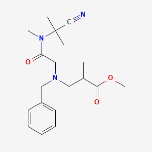 Methyl 3-[benzyl({[(1-cyano-1-methylethyl)(methyl)carbamoyl]methyl})amino]-2-methylpropanoate