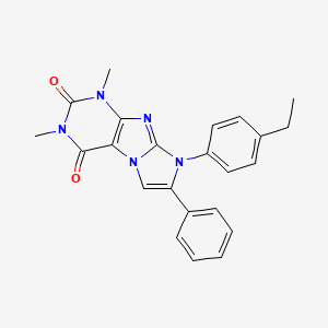 8-(4-ethylphenyl)-1,3-dimethyl-7-phenyl-1H-imidazo[2,1-f]purine-2,4(3H,8H)-dione
