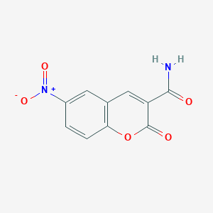 molecular formula C10H6N2O5 B2813014 6-nitro-2-oxo-2H-chromene-3-carboxamide CAS No. 83090-96-4