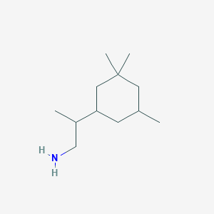 molecular formula C12H25N B2813027 2-(3,3,5-Trimethylcyclohexyl)propan-1-amine CAS No. 2248293-64-1