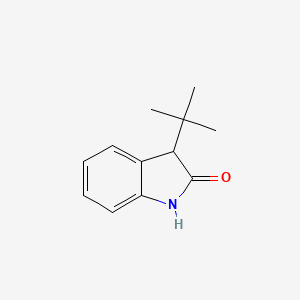 molecular formula C12H15NO B2813107 3-tert-butyl-2,3-dihydro-1H-indol-2-one CAS No. 63023-68-7