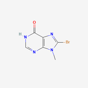 molecular formula C6H5BrN4O B2813111 8-bromo-9-methyl-1H-purin-6-one CAS No. 87578-81-2