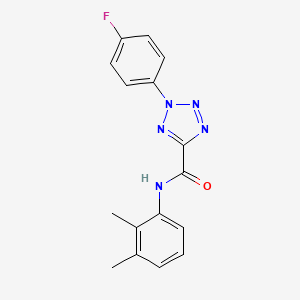 molecular formula C16H14FN5O B2813156 N-(2,3-dimethylphenyl)-2-(4-fluorophenyl)-2H-tetrazole-5-carboxamide CAS No. 1396758-58-9