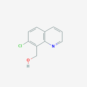 molecular formula C10H8ClNO B2813175 (7-Chloroquinolin-8-yl)methanol CAS No. 84163-80-4