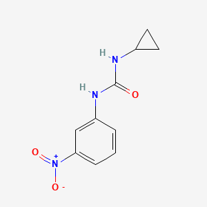 molecular formula C10H11N3O3 B2813214 3-Cyclopropyl-1-(3-nitrophenyl)urea CAS No. 64393-00-6