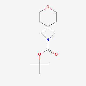 molecular formula C12H21NO3 B2813217 tert-Butyl 7-oxa-2-azaspiro[3.5]nonane-2-carboxylate CAS No. 1934950-79-4