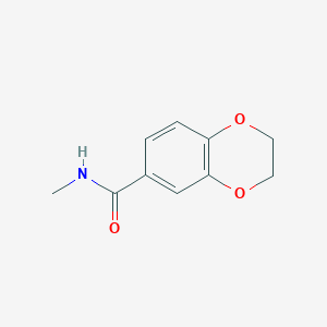 molecular formula C10H11NO3 B2813272 N-甲基-2,3-二氢-1,4-苯并二氧杂环己烷-6-甲酰胺 CAS No. 438026-68-7