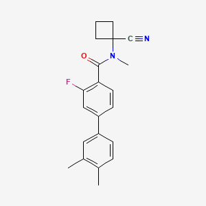 N-(1-cyanocyclobutyl)-3-fluoro-N,3',4'-trimethyl-[1,1'-biphenyl]-4-carboxamide