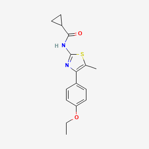 N-(4-(4-ethoxyphenyl)-5-methylthiazol-2-yl)cyclopropanecarboxamide