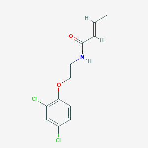 (E)-N-[2-(2,4-dichlorophenoxy)ethyl]-2-butenamide