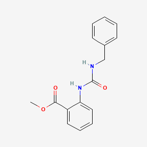 molecular formula C16H16N2O3 B2813345 Methyl 2-(benzylcarbamoylamino)benzoate CAS No. 2164-93-4