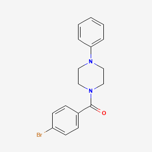 molecular formula C17H17BrN2O B2813351 4-Bromophenyl 4-phenylpiperazinyl ketone CAS No. 339284-42-3