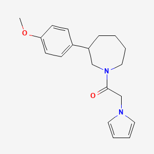 1-(3-(4-methoxyphenyl)azepan-1-yl)-2-(1H-pyrrol-1-yl)ethanone