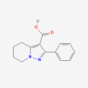 2-Phenyl-4,5,6,7-tetrahydropyrazolo[1,5-a]pyridine-3-carboxylic acid