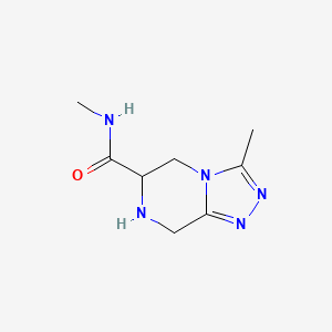 N,3-dimethyl-5H,6H,7H,8H-[1,2,4]triazolo[4,3-a]pyrazine-6-carboxamide