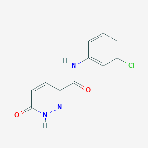 N-(3-chlorophenyl)-6-oxo-1H-pyridazine-3-carboxamide