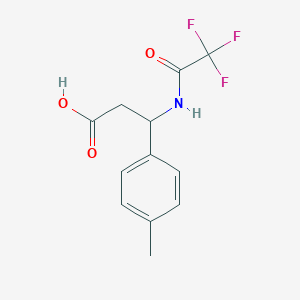 3-(4-methylphenyl)-3-[(2,2,2-trifluoroacetyl)amino]propanoic Acid