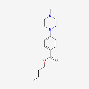 molecular formula C16H24N2O2 B2813499 Butyl 4-(4-methylpiperazin-1-yl)benzoate CAS No. 86620-49-7