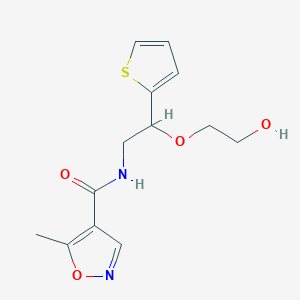 N-(2-(2-hydroxyethoxy)-2-(thiophen-2-yl)ethyl)-5-methylisoxazole-4-carboxamide