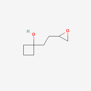 1-[2-(Oxiran-2-yl)ethyl]cyclobutan-1-ol