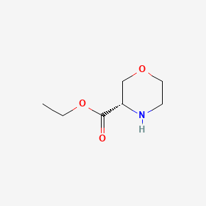 B2813696 Ethyl morpholine-3-carboxylate CAS No. 84005-98-1