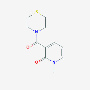 1-methyl-3-(thiomorpholine-4-carbonyl)pyridin-2(1H)-one