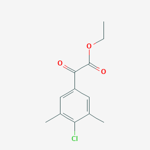 Ethyl 4-chloro-3,5-dimethylbenzoylformate