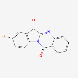 B2813729 8-Bromoindolo[2,1-b]quinazoline-6,12-dione CAS No. 65618-05-5