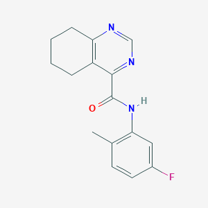 N-(5-Fluoro-2-methylphenyl)-5,6,7,8-tetrahydroquinazoline-4-carboxamide