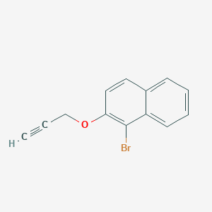 molecular formula C13H9BrO B2813741 1-Bromo-2-(prop-2-yn-1-yloxy)naphthalene CAS No. 42969-71-1