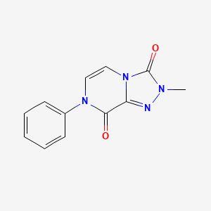 2-Methyl-7-phenyl-[1,2,4]triazolo[4,3-a]pyrazine-3,8-dione