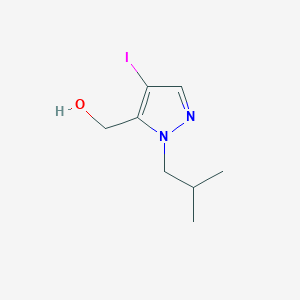 (4-Iodo-1-isobutyl-1H-pyrazol-5-yl)methanol