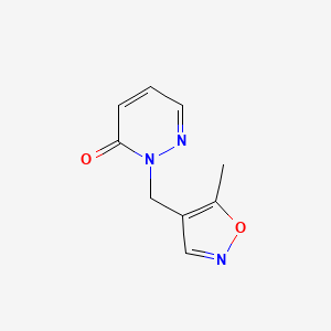 2-[(5-Methyl-1,2-oxazol-4-yl)methyl]-2,3-dihydropyridazin-3-one