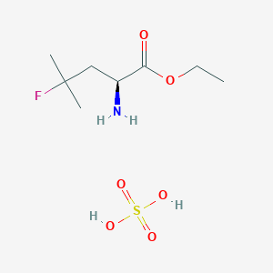 (S)-ethyl 2-amino-4-fluoro-4-methylpentanoate sulfate
