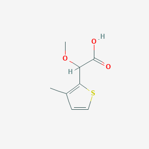 2-Methoxy-2-(3-methylthiophen-2-yl)acetic acid