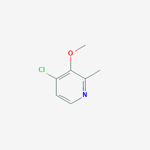 molecular formula C7H8ClNO B028138 4-氯-3-甲氧基-2-甲基吡啶 CAS No. 107512-34-5