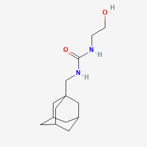 molecular formula C14H24N2O2 B2813810 1-(1-Adamantylmethyl)-3-(2-hydroxyethyl)urea CAS No. 126334-06-3