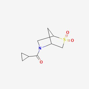 Cyclopropyl(2,2-dioxido-2-thia-5-azabicyclo[2.2.1]heptan-5-yl)methanone