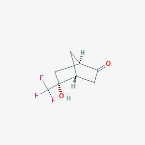 (1R,4R,5R)-5-Hydroxy-5-(trifluoromethyl)bicyclo[2.2.1]heptan-2-one