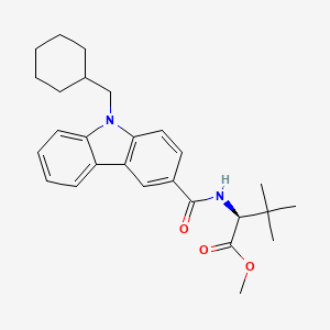 methyl (S)-2-(9-(cyclohexylmethyl)-9H-carbazole-3-carboxamido)-3,3-dimethylbutanoate