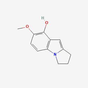 7-methoxy-1H,2H,3H-benzo[b]pyrrolizin-8-ol